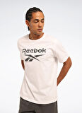 Reebok LC 9013 NEW ID CAMO TEE Beyaz Yuvarlak Yaka Regular Fit Baskılı Erkek T-Shirt