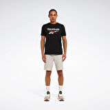 REEBOK NEW ID REG TEE Erkek Sıyah Tişört