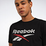 REEBOK NEW ID REG TEE Erkek Sıyah Tişört