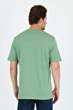 Erkek %100 Pamuk Cep Detaylı Baskılı Tişört – Bisiklet Yaka, Yazlık Model Erkek T-Shirt 0105
