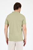 Regular Fit Pamuk Polo Yaka Kısa Kollu Pike Erkek Tişört 0002