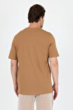 Erkek %100 Pamuk Cep Detaylı Baskılı Tişört – Bisiklet Yaka, Yazlık Model Erkek T-Shirt 0105