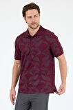 Erkek Polo Yaka Desenli T-Shirt – %95 Pamuk %5 Elastan – Şık, Esnek ve Rahat Kısa Kollu Tişört 0033