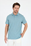 Erkek Polo Yaka Desenli T-Shirt – %95 Pamuk %5 Elastan – Şık, Esnek ve Rahat Kısa Kollu Tişört 0034