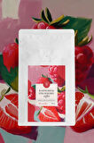 Raspberry & Strawberry Coffee Ahududu ve Çilek Aromalı Kahve Çekirdek Kahve 200 Gr