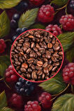 Berry & Raspberry Coffee Böğürtlen ve Ahududu Aromalı Kahve Çekirdek Kahve 200 Gr