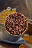 Decaf Mastic Gum Coffee Kafeinsiz Damla Sakızı Aromalı Çekirdek Kahve 200 Gr
