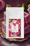 Decaf Rose Turkish Delight Coffee Kafeinsiz Güllü Lokum Aromalı Çekirdek Kahve 200 Gr