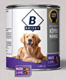 BRISKY YETİŞKİN KONSERVE KÖPEK MAMASI 400GR KUZU