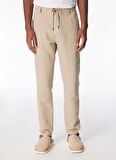 Gmg Fırenze Lastikli Bel Dar Paça Regular Fit Vizon Erkek Pantolon GU24MSS01013
