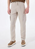 Gmg Fırenze Standart Bel Normal Paça Regular Fit Bej Erkek Pantolon GU24MSS01014