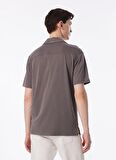 Gmg Fırenze Regular Fit Apaş Yaka Gri Erkek Gömlek GU24MSS02206