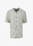 Gmg Fırenze Regular Fit Apaş Yaka Ekru Erkek Gömlek GU24MSS02207