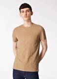 Gmg Fırenze Bisiklet Yaka Açık Kahve Erkek T-Shirt GU24MSS03008