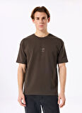 Gmg Fırenze Bisiklet Yaka Haki Erkek T-Shirt GU25MSS03005