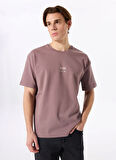 Gmg Fırenze Bisiklet Yaka Gül Kurusu Erkek T-Shirt GU25MSS03005