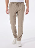 Gmg Fırenze Normal Bel Normal Paça Jogger Bej Erkek Pantolon GU25MSS01010