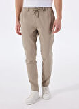Gmg Fırenze Normal Bel Normal Paça Jogger Bej Erkek Pantolon GU25MSS01010