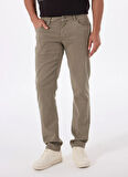 Gmg Fırenze Normal Bel Normal Paça Slim Fit Haki Erkek Pantolon GU25MSS01211