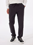 Gmg Fırenze Lastikli Bel Normal Paça Slim Fit Siyah Erkek Pantolon GU25MSS01022