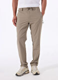 Gmg Fırenze Lastikli Bel Normal Paça Slim Fit Vizon Erkek Pantolon GU25MSS01023