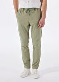 Gmg Fırenze Normal Bel Normal Paça Jogger Haki Erkek Pantolon GU25MSS01010