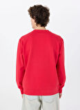 Gmg Fırenze Bisiklet Yaka Kırmızı Erkek Sweatshırt GU25MSS08022