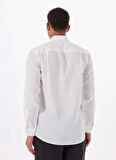 Gmg Fırenze Slim Fit Gömlek Yaka Ekru Erkek Gömlek GU25MSS02214