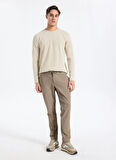 Gmg Fırenze Normal Bel Normal Paça Jogger Bej Erkek Pantolon GU25MFW01012