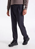 Gmg Fırenze Lastikli Bel Normal Paça Jogger Siyah Erkek Pantolon GU25MFW01046
