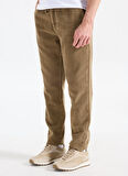 Gmg Fırenze Lastikli Bel Normal Paça Regular Fit Bej Erkek Pantolon GU25MFW01045