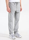 Gmg Fırenze Lastikli Bel Normal Paça Jogger Açık Gri Erkek Pantolon GU25MFW01031