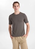 Gmg Fırenze Haki Erkek Bisiklet Yaka Slim Fit Kazak GU26MSS04023