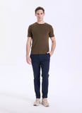 Gmg Fırenze Haki Erkek Slim Fit Yıldız Baskılı T-Shirt GU26MSS03012