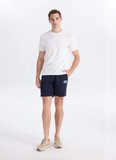 Gmg Fırenze Ekru Erkek Slim Fit Geometrik Desen T-Shirt GU26MSS03006