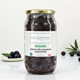 Organik Gemlik Yağlı Salamura Siyah Zeytin 700 g
