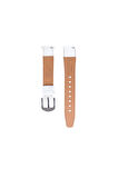 Fro LW38-43 20 mm Hakiki Deri Kroko Beyaz Kordon Silver Toka