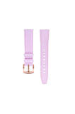 Fro LW38-43 20 mm Hakiki Deri Düz Pembe Kordon Gold Toka