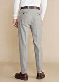 Brooks Brothers Normal Bel Duble Paça Standart Gri Erkek Pantolon BBFW24MPT008