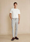 Brooks Brothers Normal Bel Duble Paça Standart Gri Erkek Pantolon BBFW24MPT015