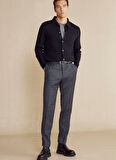 Brooks Brothers Normal Bel Normal Paça Standart Antrasit Erkek Pantolon BBFW24MPT007