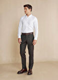 Brooks Brothers Normal Bel Normal Paça Standart Kahve Erkek Pantolon BBFW24MPT007