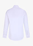 Brooks Brothers Slim Fit Klasik Yaka Balıksırtı Desenli Beyaz Erkek Gömlek BBFW24MSH005
