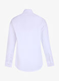 Brooks Brothers Slim Fit İtalyan Yaka Balıksırtı Desenli Beyaz Erkek Gömlek BBFW24MSH006