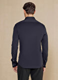 Brooks Brothers Normal Klasik Yaka Siyah Erkek Gömlek BBFW24MSH022