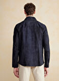 Brooks Brothers Lacivert Erkek Deri Ceket BBSS25MLS001
