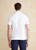 Brooks Brothers Polo Yaka Beyaz Erkek T-Shirt BBSS25MTS010
