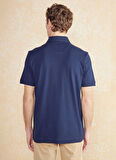 Brooks Brothers Polo Yaka Lacivert Erkek T-Shirt BBSS25MTS010