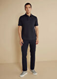 Brooks Brothers Polo Yaka Lacivert Erkek T-Shirt BBSS25MTS013