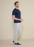 Brooks Brothers Normal Bel Düz Paça Standart Gri Erkek Pantolon BBSS25MPT005